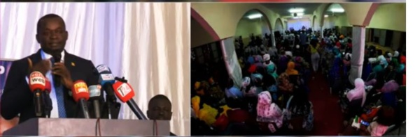 Thiès / Alioune Sarr expose son programme et annonce: « Si je suis élu, je résilie les concessions avec Aquatec, rediscute les conventions avec la SEHO et SenEau ».
