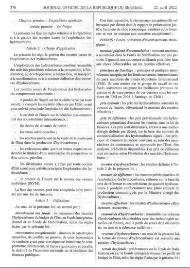 Recettes issues de l’exploitation pétro-gazière : Voici la loi de répartition et d’encadrement Recettes issues de l’exploitation pétro-gazière : Voici la loi de répartition et d’encadrement