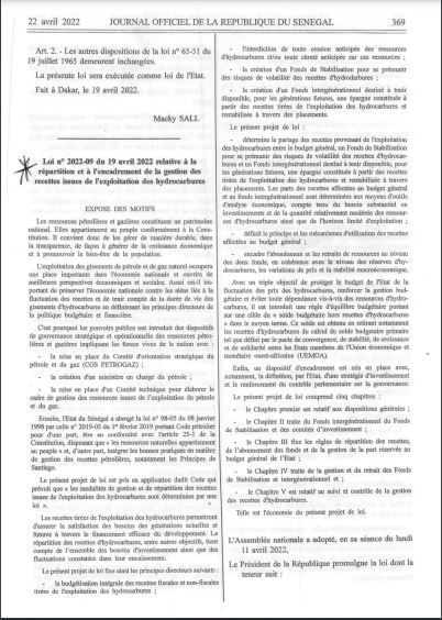 Recettes issues de l’exploitation pétro-gazière : Voici la loi de répartition et d’encadrement Recettes issues de l’exploitation pétro-gazière : Voici la loi de répartition et d’encadrement
