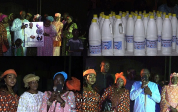 Thiès/ Sargal Boubacar Ly: Les femmes du groupement " Takku Liguey" de Diakhao rendent un vibrant hommage au président du mouvement les "Vrais Patriotes"