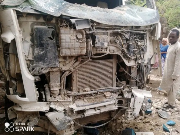 Accident à Keur Ibra Niane: un camion termine sa course dans une maison et fait un mort