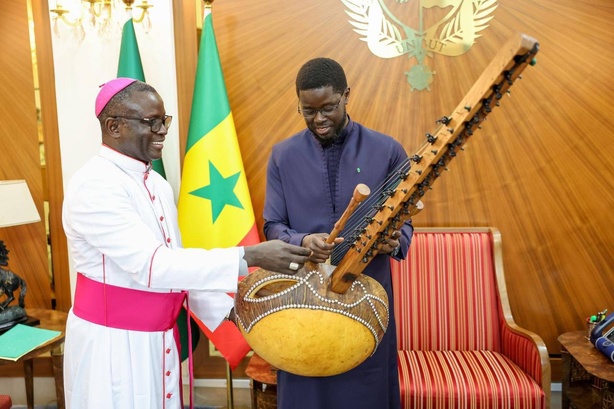 Palais : Le président Diomaye Faye reçoit une délégation d’évêques du Sénégal conduite par Monseigneur André Gueye