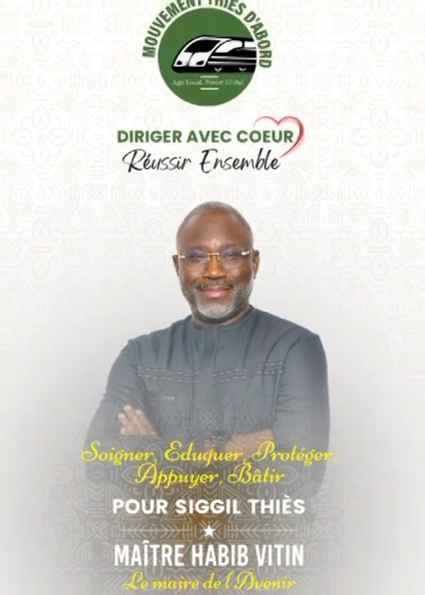 Habib Vitain dévoile son programme : “Thiès d’Abord” veut redonner souffle à la cité du rail