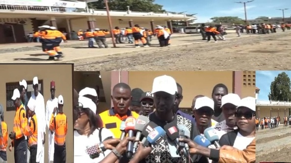 Mobilisation à Thiès : les employés des chemins de fer redonnent éclat à la gare Mobilisation à Thiès : les employés des chemins de fer redonnent éclat à la gare