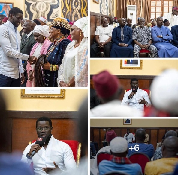 ​Le Chef de l’État, Bassirou Diomaye Faye, a reçu à Ziguinchor les acteurs engagés…