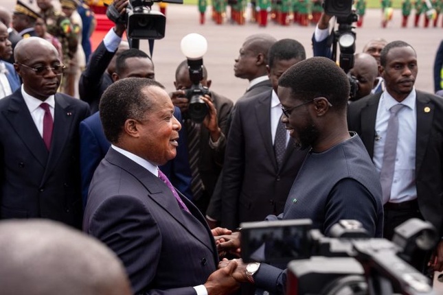 Bassirou Diomaye Faye en visite officielle en République du Congo Bassirou Diomaye Faye en visite officielle en République du Congo