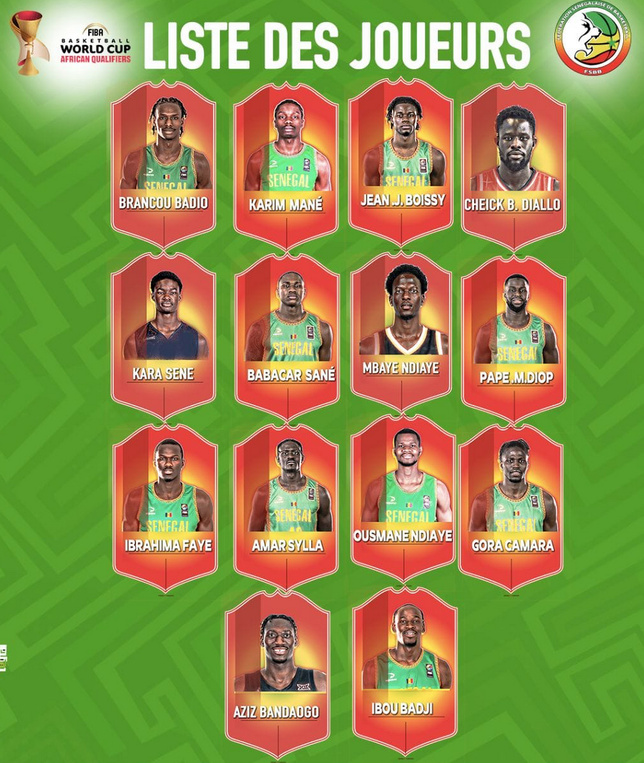 Éliminatoires mondial 2027 (Basket) : Desagana Diop convoque 14 Lions pour la fenêtre de Dakar Éliminatoires mondial 2027 (Basket) : Desagana Diop convoque 14 Lions pour la fenêtre de Dakar