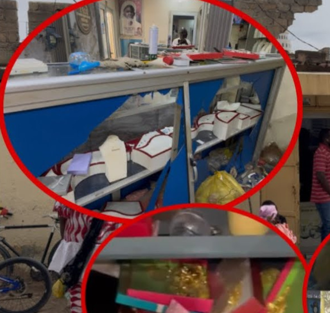 Tivaouane : une bijouterie cambriolée, plus de 100 millions de francs CFA emportés