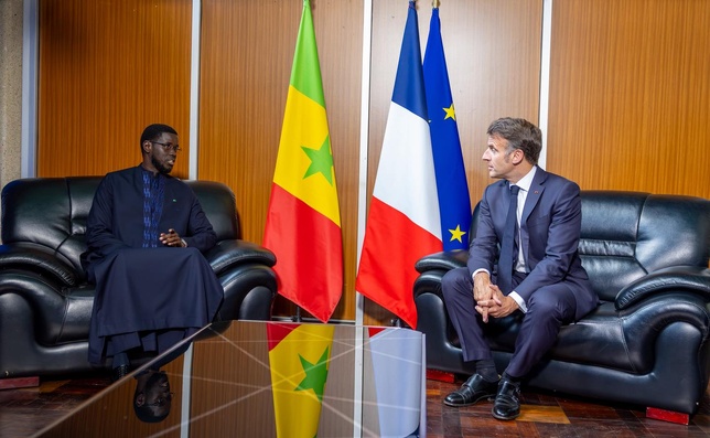 Nairobi : entretien entre les Présidents Bassirou Diomaye Faye et Emmanuel Macron en marge du Sommet Africa Forward Nairobi : entretien entre les Présidents Bassirou Diomaye Faye et Emmanuel Macron en marge du Sommet Africa Forward