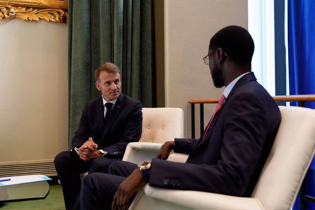 ONU : Bassirou Diomaye Faye et Emmanuel Macron échangent sur le partenariat Sénégal-France