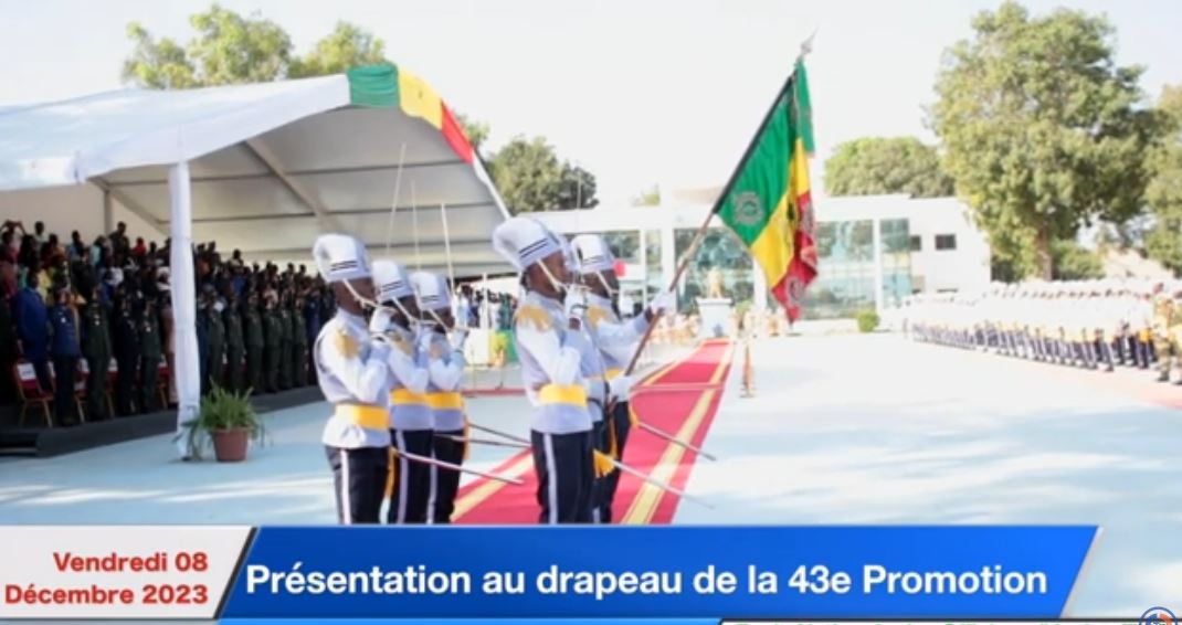 Thiès: 105 élèves-officiers de l’ENOA présentés au drapeau de leur structure