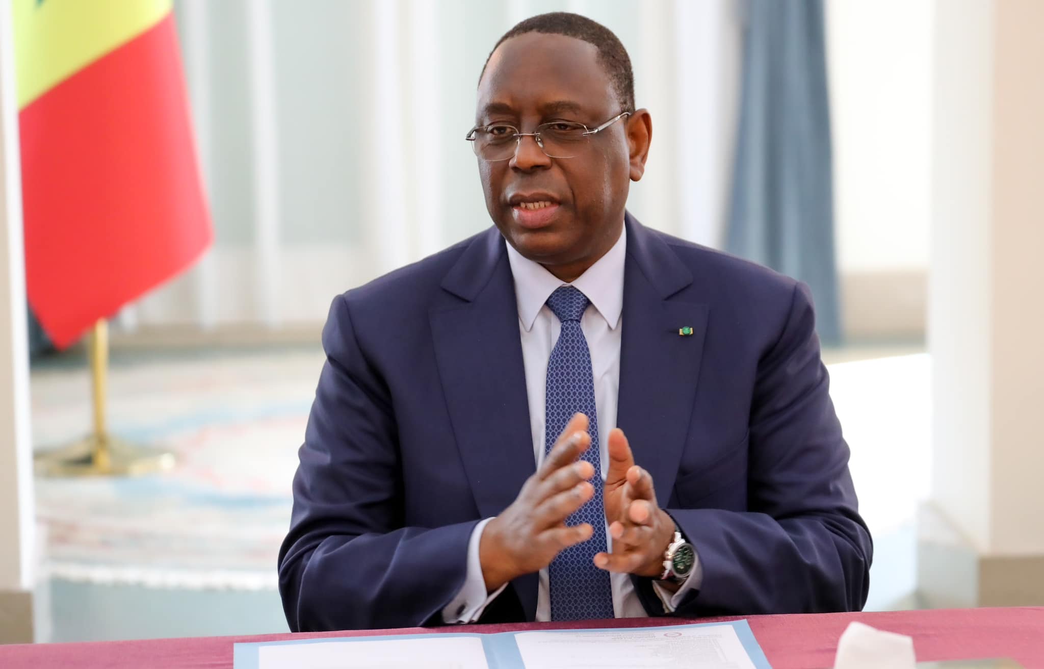 CÉRÉMONIE D'ADIEU AU PALAIS DE LA RÉPUBLIQUE Macky Sall rencontre une dernière fois les membres de son cabinet dans une ambiance d'émotion
