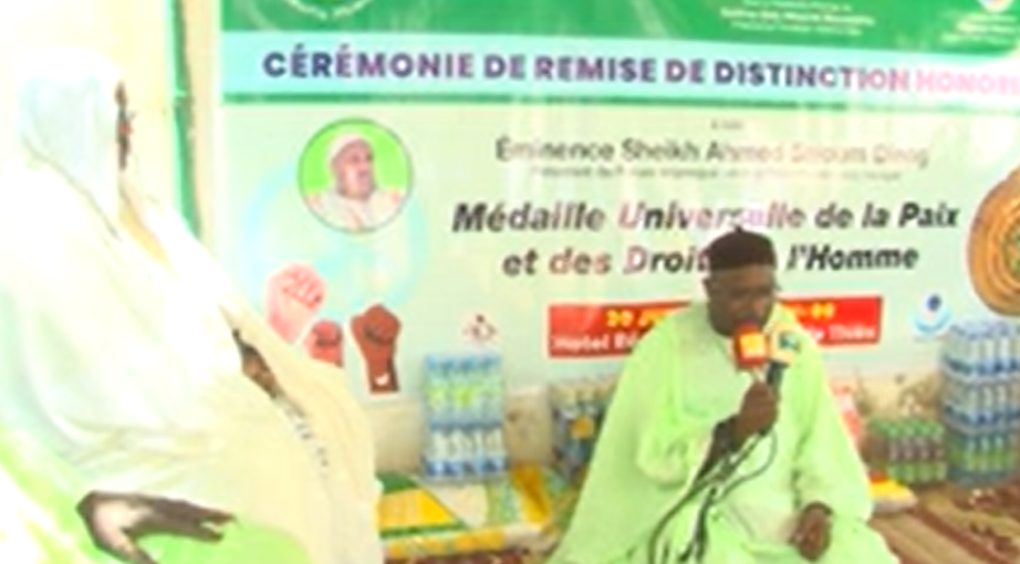 Remise de distinctions honorifique à Thiès: Cheikh Ahmed Saloum Dieng recevra la Médaille universelle de la paix et des droits de l'homme Remise de distinctions honorifique à Thiès: Cheikh Ahmed Saloum Dieng recevra la Médaille universelle de la paix et des droits de l'homme