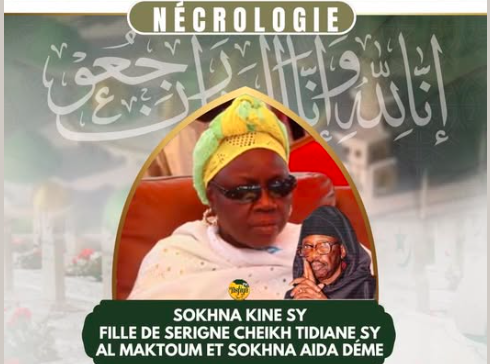 Tivaouane en deuil: Sokhna Kiné Sy n'est plus !