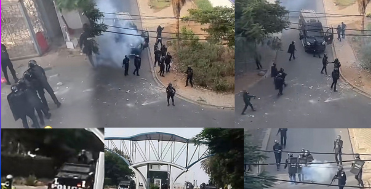 Corniche sous tension et en état de siège : jets de pierres et blindés… étudiants et FDS s’affrontent dans une bataille urbaine qui paralyse Dakar