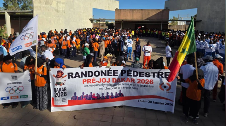 Une randonnée pédestre du lycée technique de Thiès pour célébrer les valeurs olympiques