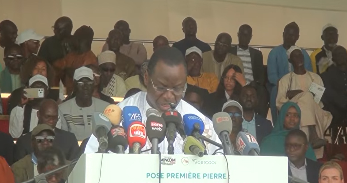  Thiès : Pose de la Première Pierre du Projet d’Infrastructures de Stockage et de Conservation des Produits Horticoles