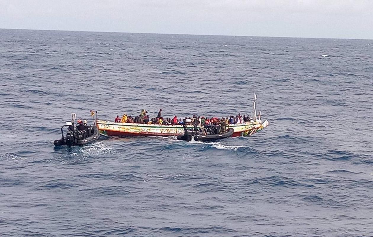 Migration irrégulière : une pirogue de 164 candidats interceptée au large de Djiffer