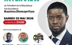 Le président de la république Bassirou Diomaye Faye face à la presse pour la grande interview