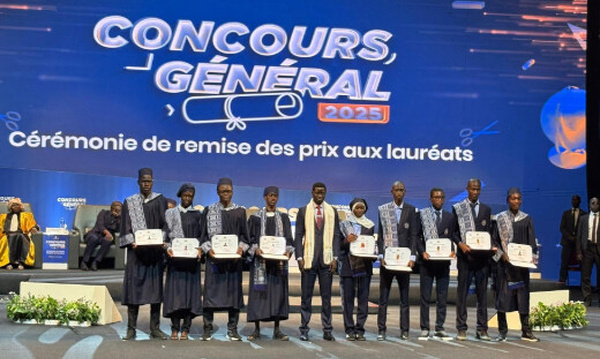 Concours général 2025 : 113 lauréats récompensés sous le regard du Président Diomaye Faye