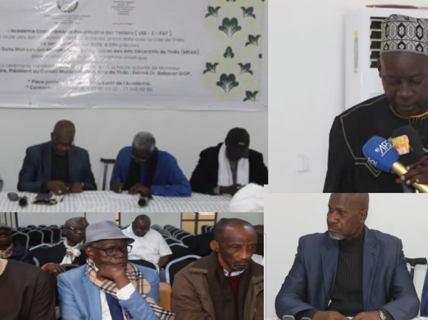 Lancement du programme initiatique de l’Académie Écosystémique Panafricain des Terroirs (UNI-E-PAT) à Thiès