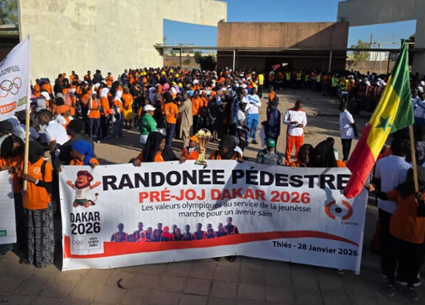 Une randonnée pédestre du lycée technique de Thiès pour célébrer les valeurs olympiques