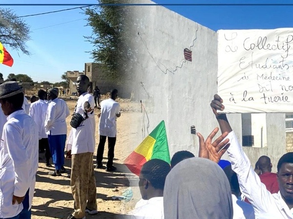 Décès d’un étudiant à l’UCAD : des étudiants en médecine de Bambey manifestent à Diourbel
