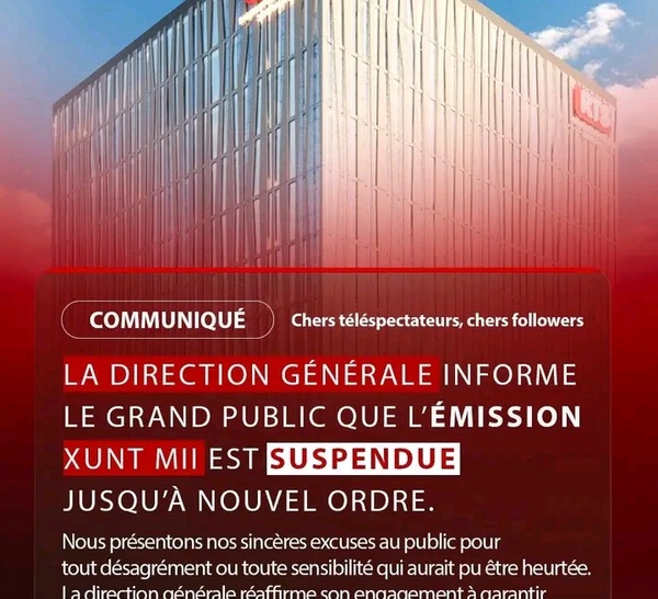 Suspension de l’émission “Xunt Mii” : la RTS présente ses excuses au public
