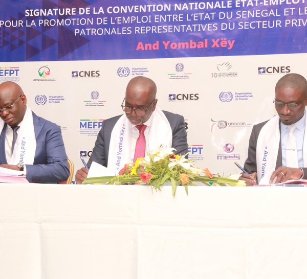 Convention « And Yombal Xey » : Un nouveau pacte pour l'emploi au Sénégal