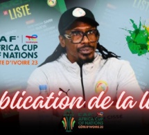 CAN 2023 : publication de la liste de 27 joueurs convoqués par Aliou CISSE