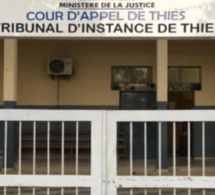 Chambre criminelle de Thiès : 20 inculpés à la barre, du 22 au 24 avril