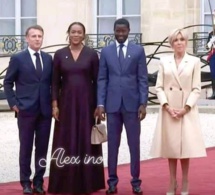 Le président Emmanuel Macron a accueilli à l'Élysée ce vendredi 26 juillet 2024 le couple présidentiel sénégalais