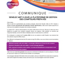 Senelec annonce un changement important concernant les compteurs Woyofal