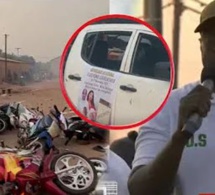 Koungheul: Le convoi d'Ousmane Sonko attaqué