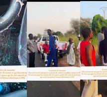 Attaque contre la caravane de la coalition Samm Sa Gafaka Samm Sa Ëllëk près de Khombole