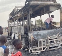 KOLDA : Un bus des militants de la coalition "Takku Wallu" prend feu