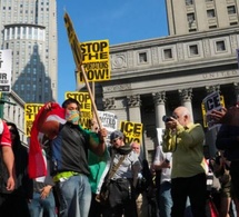 Manifestation à New York contre la politique migratoire de Trump