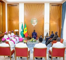 Palais : Le président Diomaye Faye reçoit une délégation d’évêques du Sénégal conduite par Monseigneur André Gueye