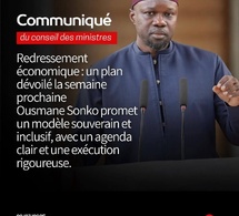 PLAN DE REDRESSEMENT ECONOMIQUE Ousmane Sonko donne rendez-vous au peuple le 1er août