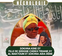 Tivaouane en deuil: Sokhna Kiné Sy n'est plus !