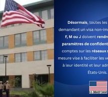 Demande de visa : L’ambassade des Usa à Dakar fixe une toute nouvelle règle !