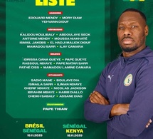 Matchs amicaux contre le Brésil et le Kenya: Liste des 27 Lions du Sénégal retenus par le sélectionneur national Pape Thiaw