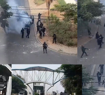 Corniche sous tension et en état de siège : jets de pierres et blindés… étudiants et FDS s’affrontent dans une bataille urbaine qui paralyse Dakar