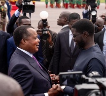 Bassirou Diomaye Faye en visite officielle en République du Congo