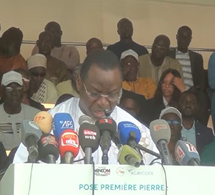  Thiès : Pose de la Première Pierre du Projet d’Infrastructures de Stockage et de Conservation des Produits Horticoles