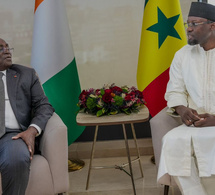 Photos : le Vice-Président de la République de Côte d’Ivoire, M. Tiémoko Meyliet KONÉ a rendu une visite de courtoisie au Premier ministre Ousmane SONKO