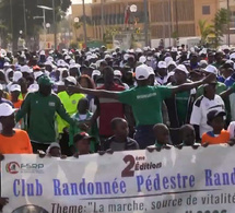 THIES : 2eme édition RANDONNEE PEDESTRE DU CLUB RANDOULENE : THEME LE SPORT SOURCE DE VITALITE