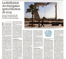 Le Monde : « La désillusion des Sénégalais après l’élection de 2024 » – Le quotidien français décrit un Sénégal confronté au ralentissement économique